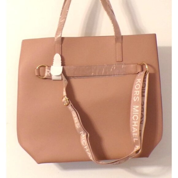 MICHAEL Michael Kors Perfume Pink Faux Leather Gift Tote Shoulder Bag Large - Picture 5 of 7